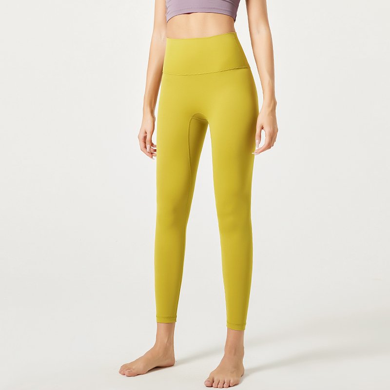 MOFEE High-Waist Sculpt Legging CK-219 in Amber Yellow