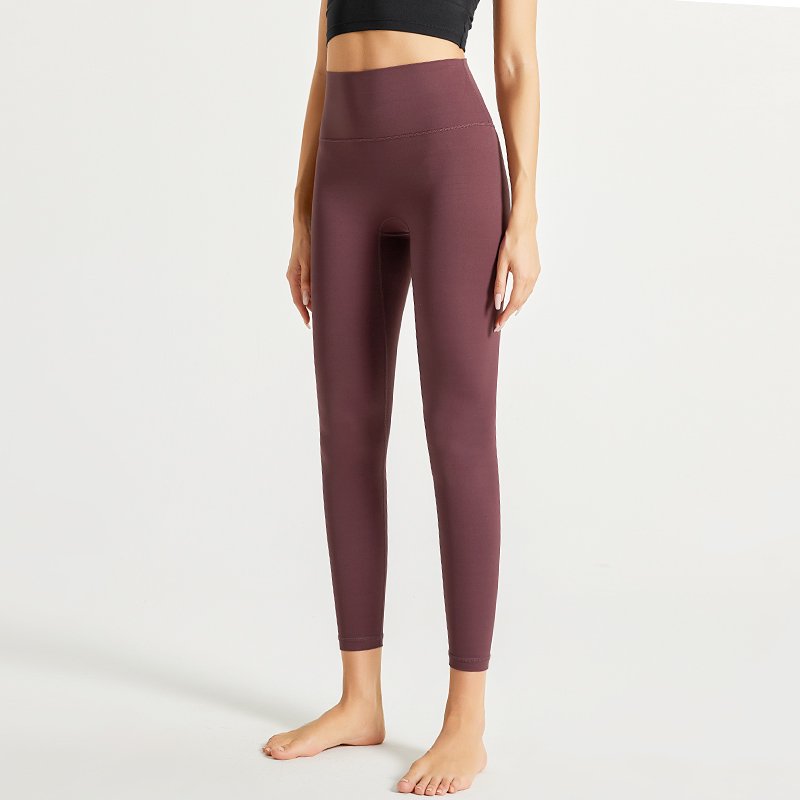 MOFEE High-Waist Sculpt Legging CK-219 in Chestnut Brown