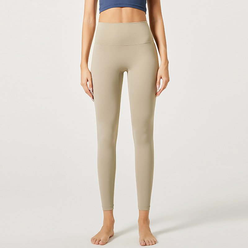 MOFEE High-Waist Sculpt Legging CK-219 in Khaki Gray