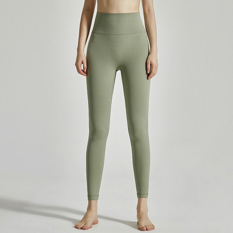 MOFEE High-Waist Sculpt Legging CK-219 in Mustard Green