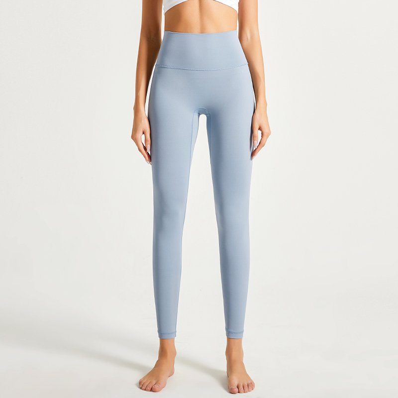 MOFEE High-Waist Sculpt Legging CK-219 in Pale Blue Gray