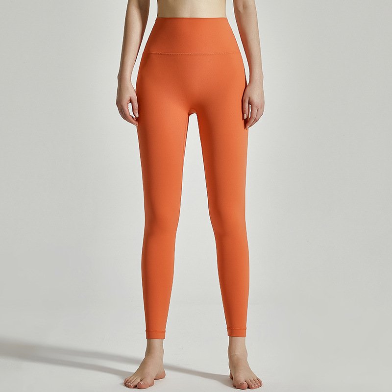 MOFEE High-Waist Sculpt Legging CK-219 in Rust Orange