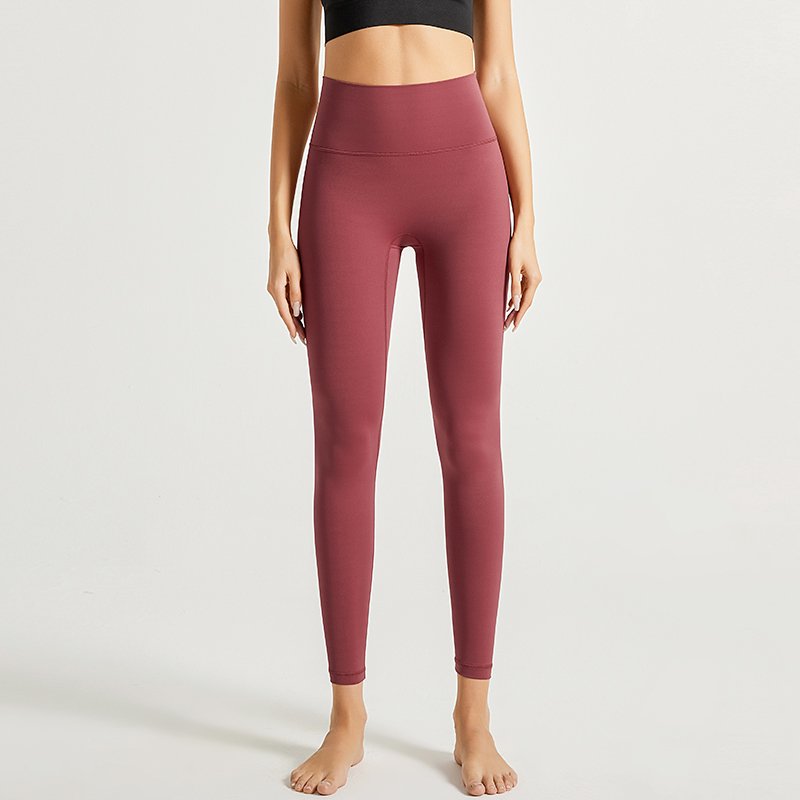 MOFEE High-Waist Sculpt Legging CK-219 in Wine Red
