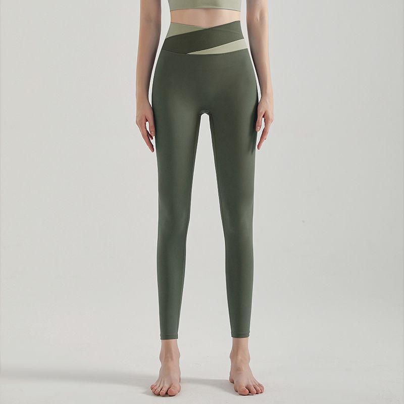 MOFEE High-Waist Sculpt Legging CK-254 in Green