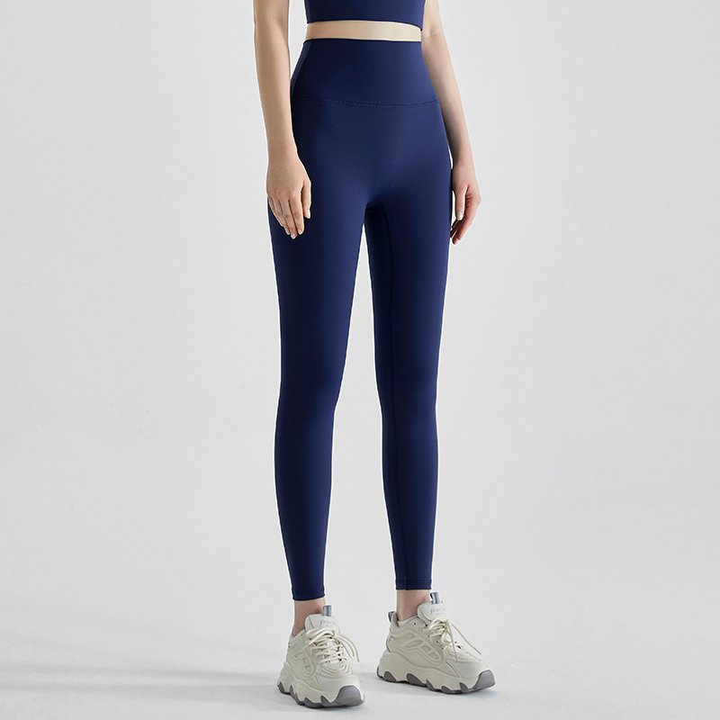 MOFEE High-Waist Sculpt Legging CK-323 in Navy Blue