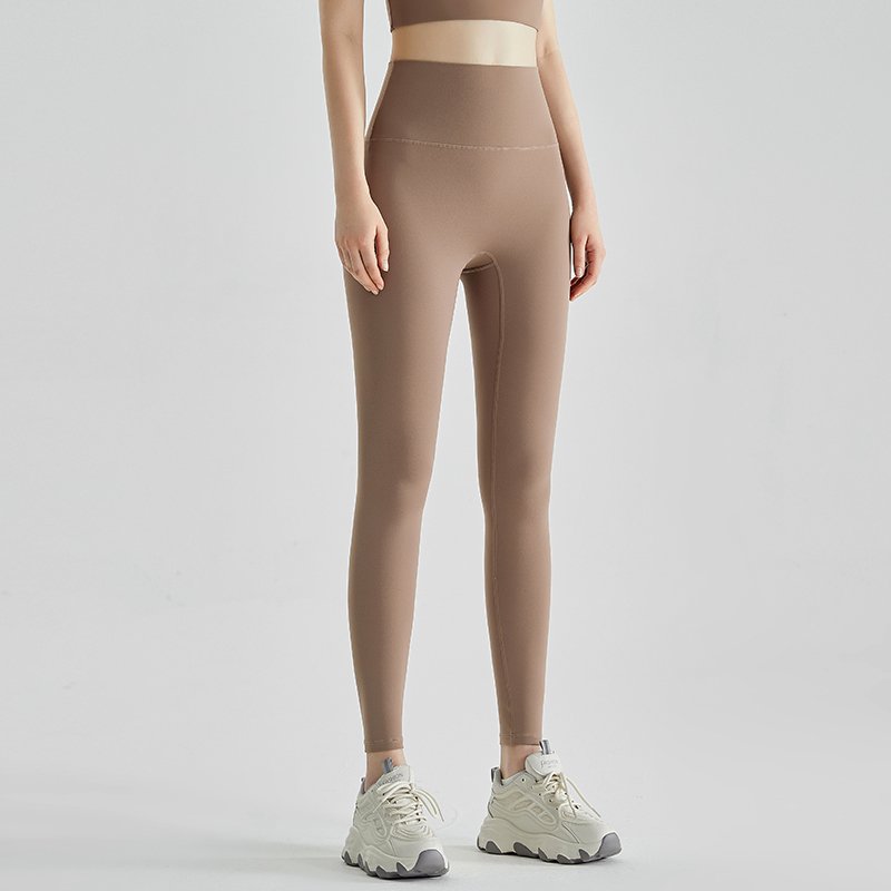 MOFEE High-Waist Sculpt Legging CK-327 in Cocoa