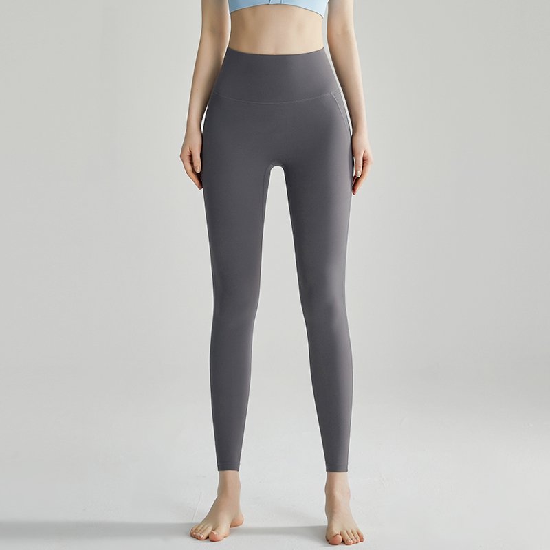 MOFEE High-Waist Sculpt Legging CK-346 in Stone Gray