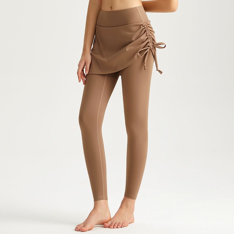 MOFEE High-Waist Sculpt Legging CK-5082 in Cocoa