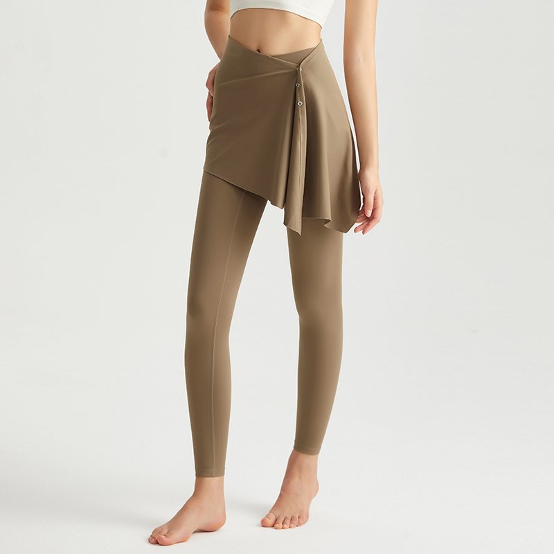 MOFEE High-Waist Sculpt Legging CK-5101 in Cocoa