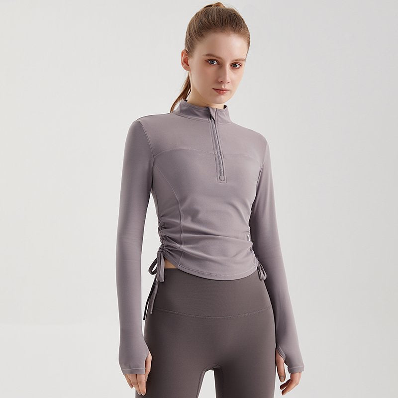 MOFEE Long Sleeve Studio Top CX-082 in 海月岩(1)