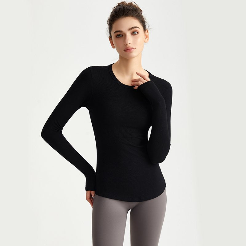 MOFEE Long Sleeve Studio Top CX-5155 in Fashion Black