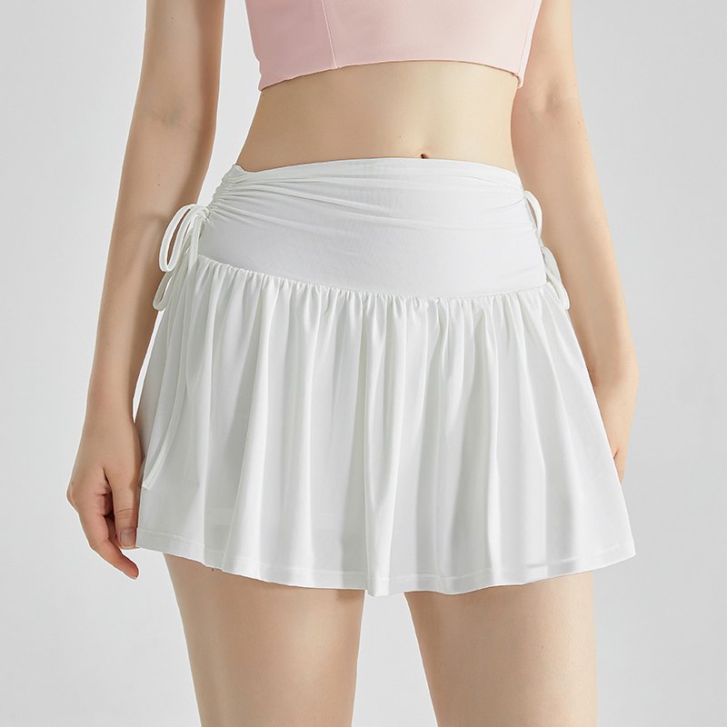 MOFEE Active Tennis Skort DQ-007 in White