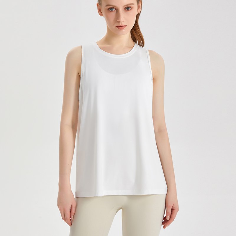 MOFEE Short Sleeve Yoga Tee DX-150 in White