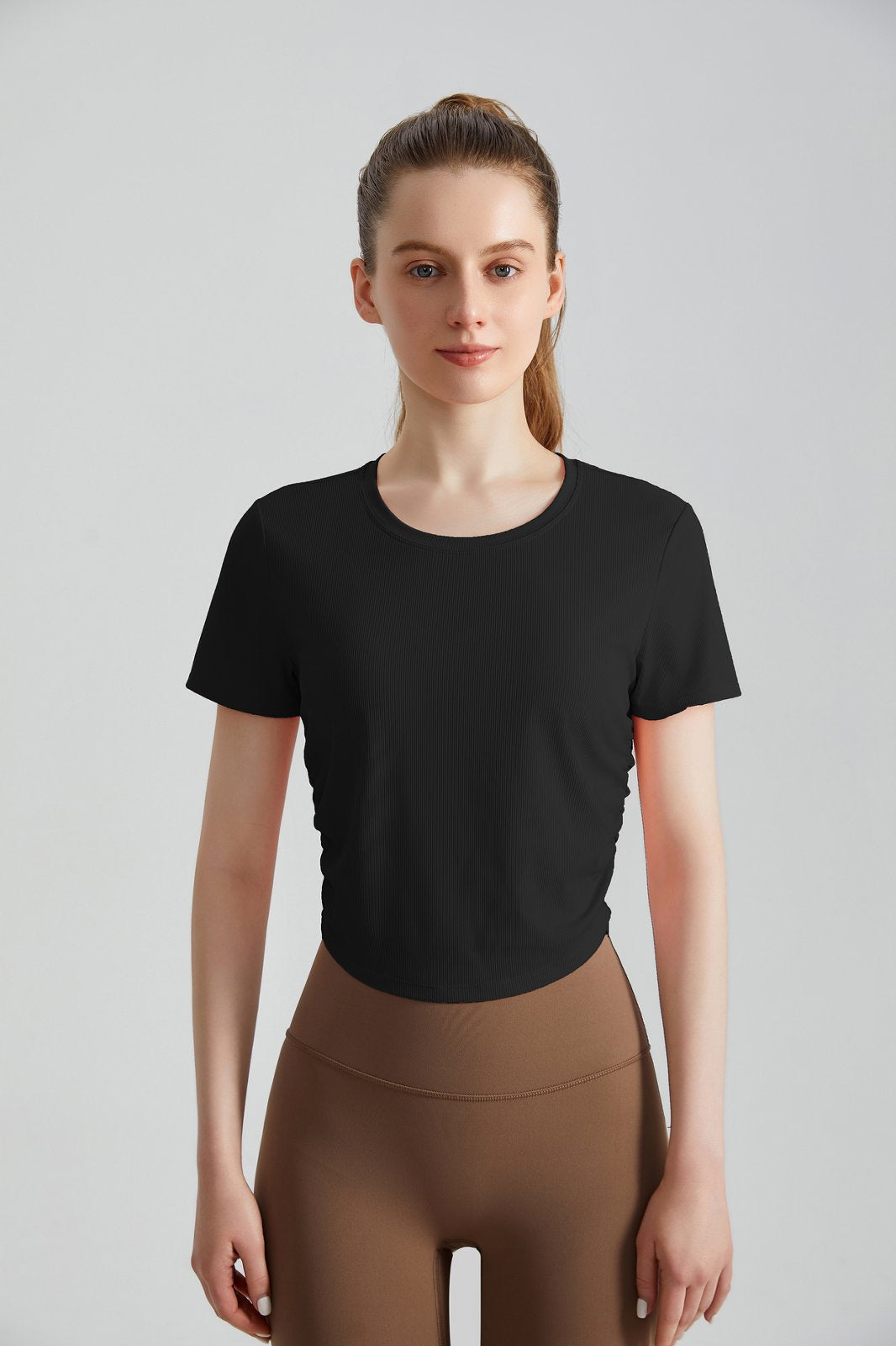 MOFEE Short Sleeve Yoga Tee DX-5002 product image 5