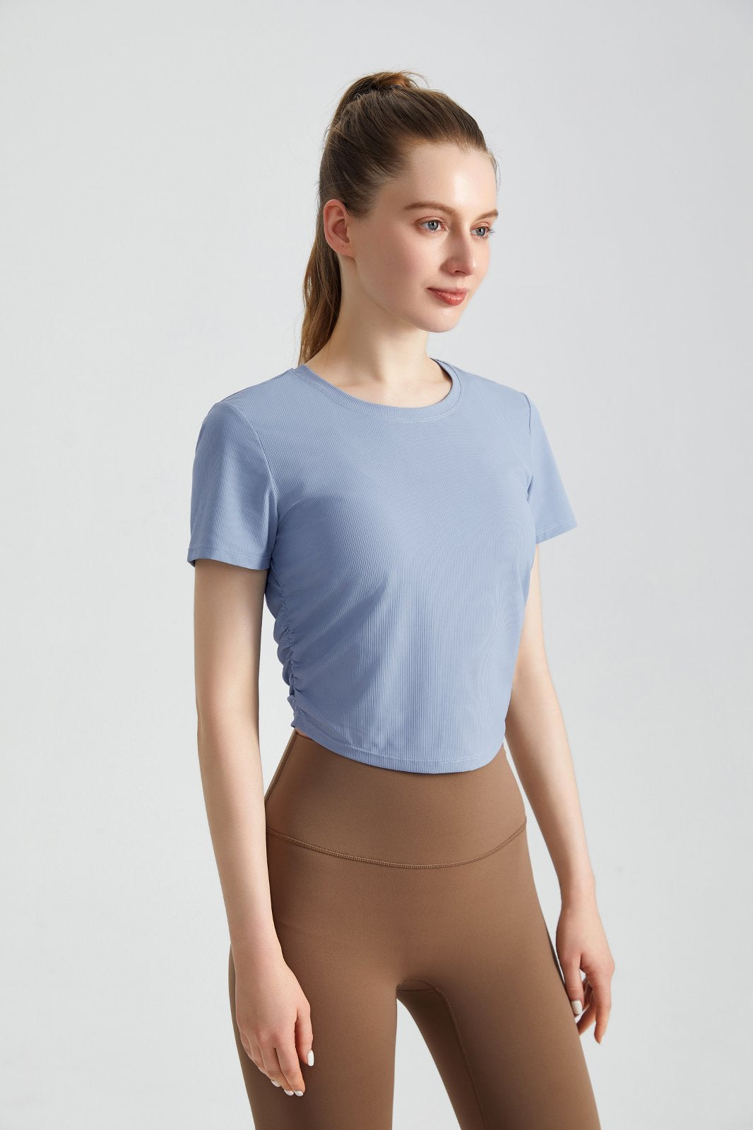 MOFEE Short Sleeve Yoga Tee DX-5002 product image 6