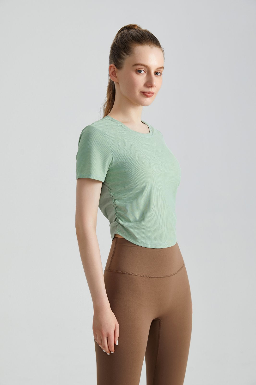 MOFEE Short Sleeve Yoga Tee DX-5002 product image 10