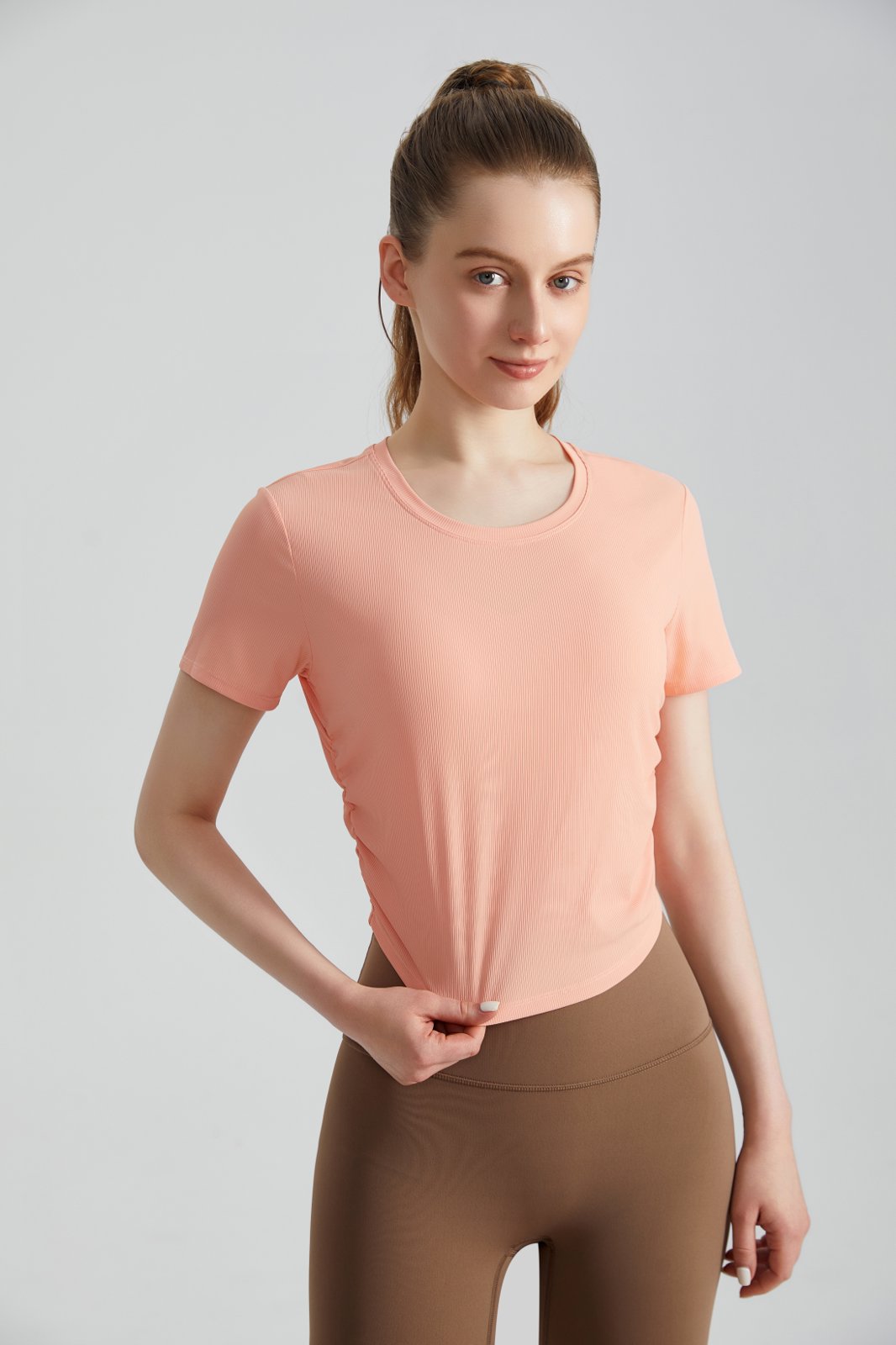 MOFEE Short Sleeve Yoga Tee DX-5002 product image 12