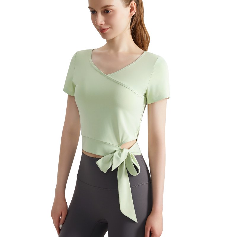 MOFEE Short Sleeve Yoga Tee DX-5019 product image 9