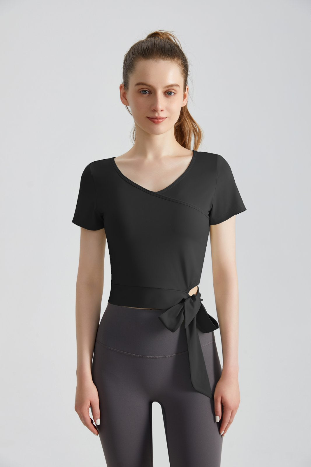 MOFEE Short Sleeve Yoga Tee DX-5019 product image 10
