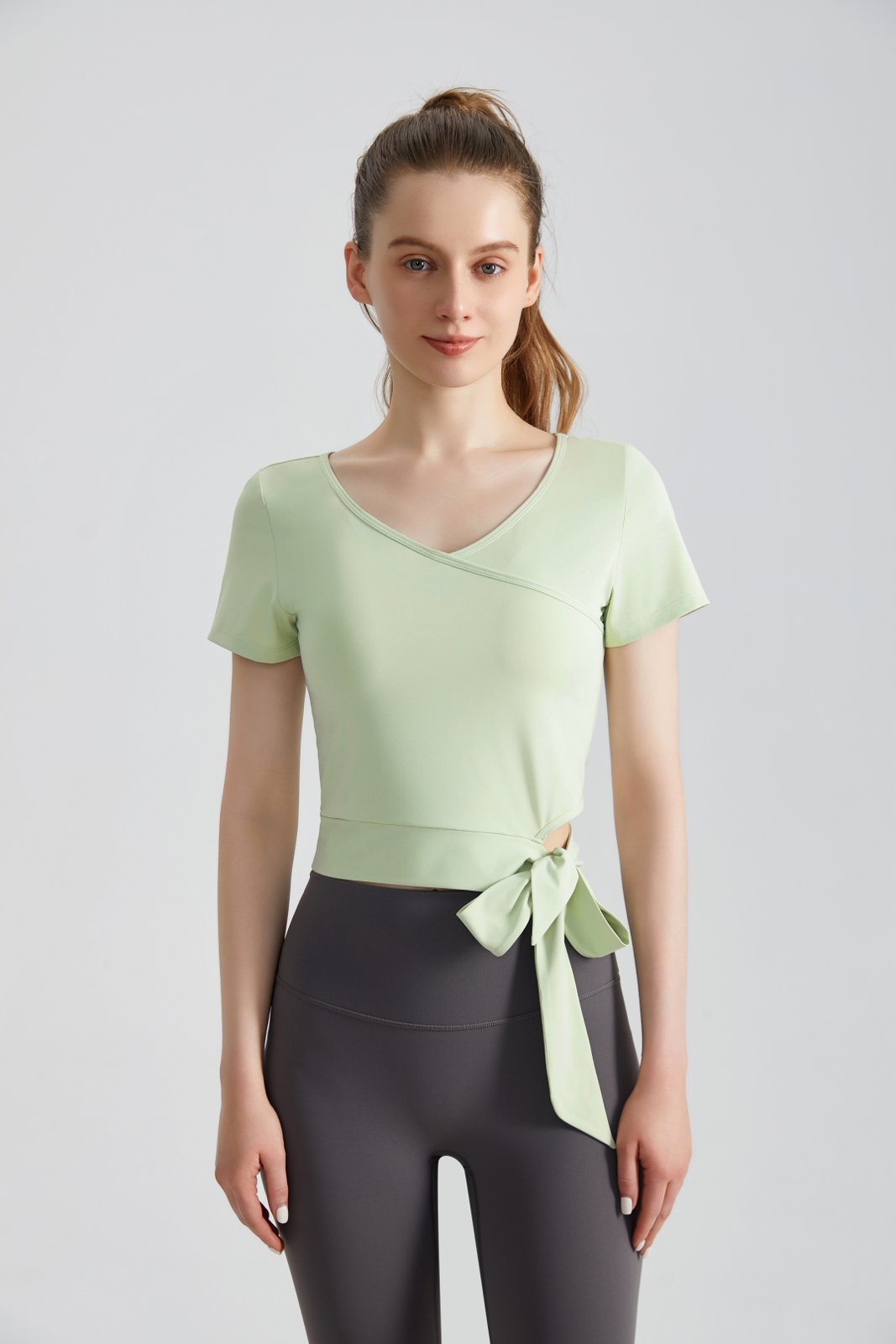 MOFEE Short Sleeve Yoga Tee DX-5019 product image 11