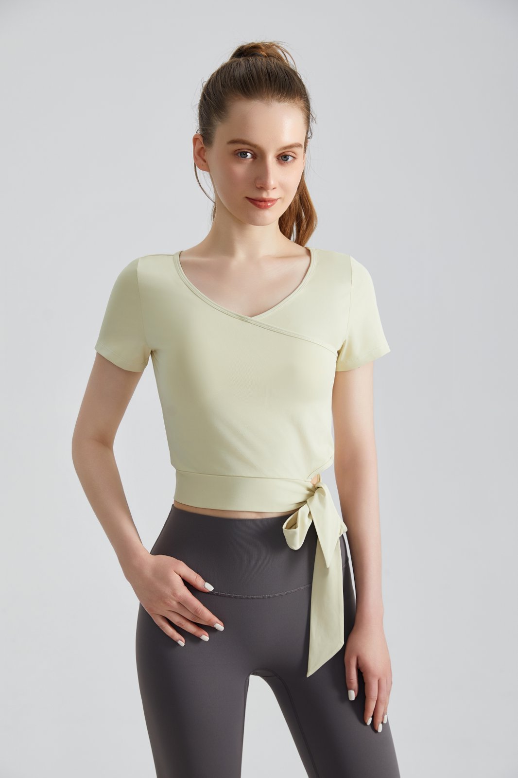MOFEE Short Sleeve Yoga Tee DX-5019 product image 12