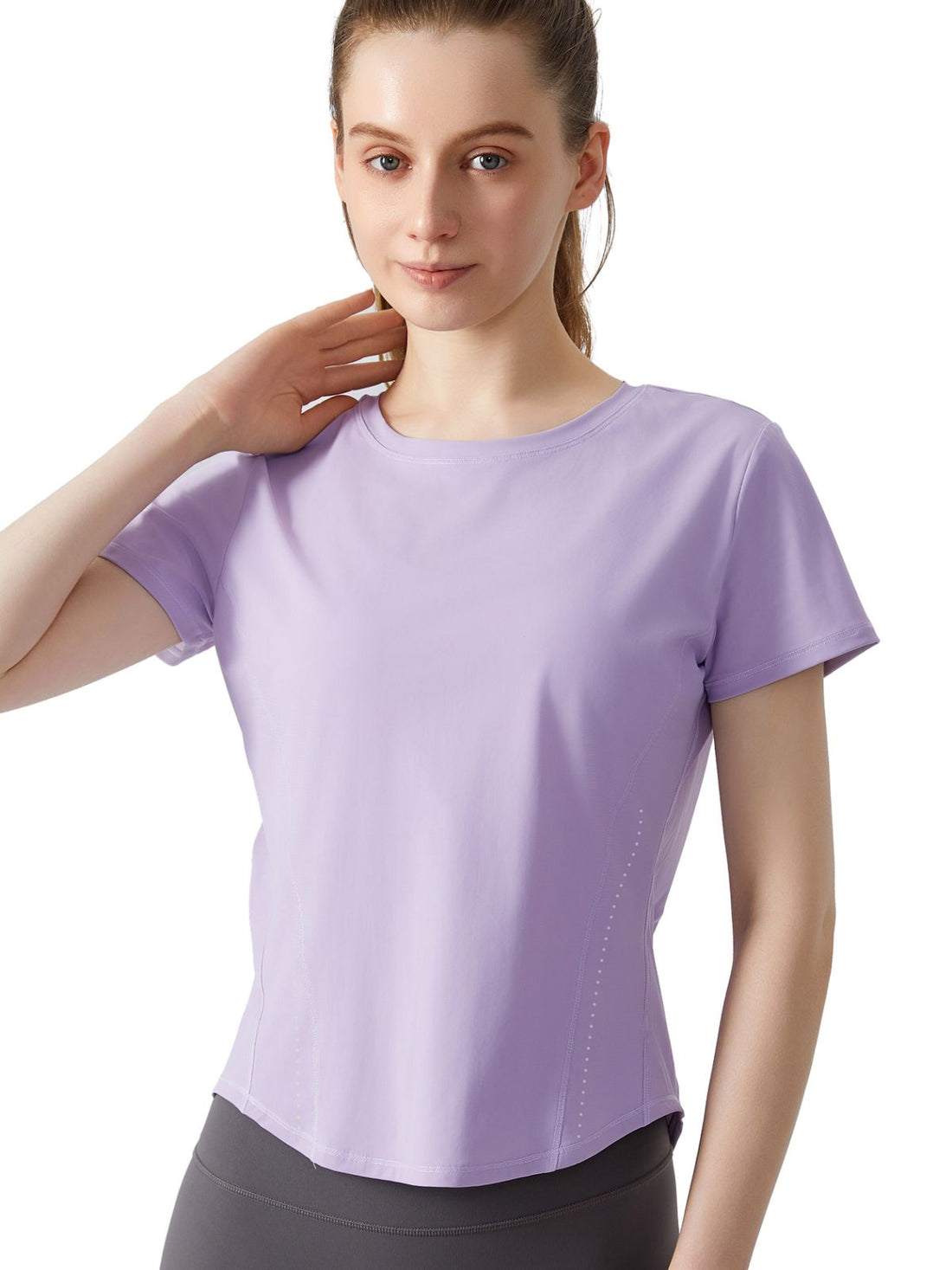 MOFEE Short Sleeve Yoga Tee DX-5032 product image 5