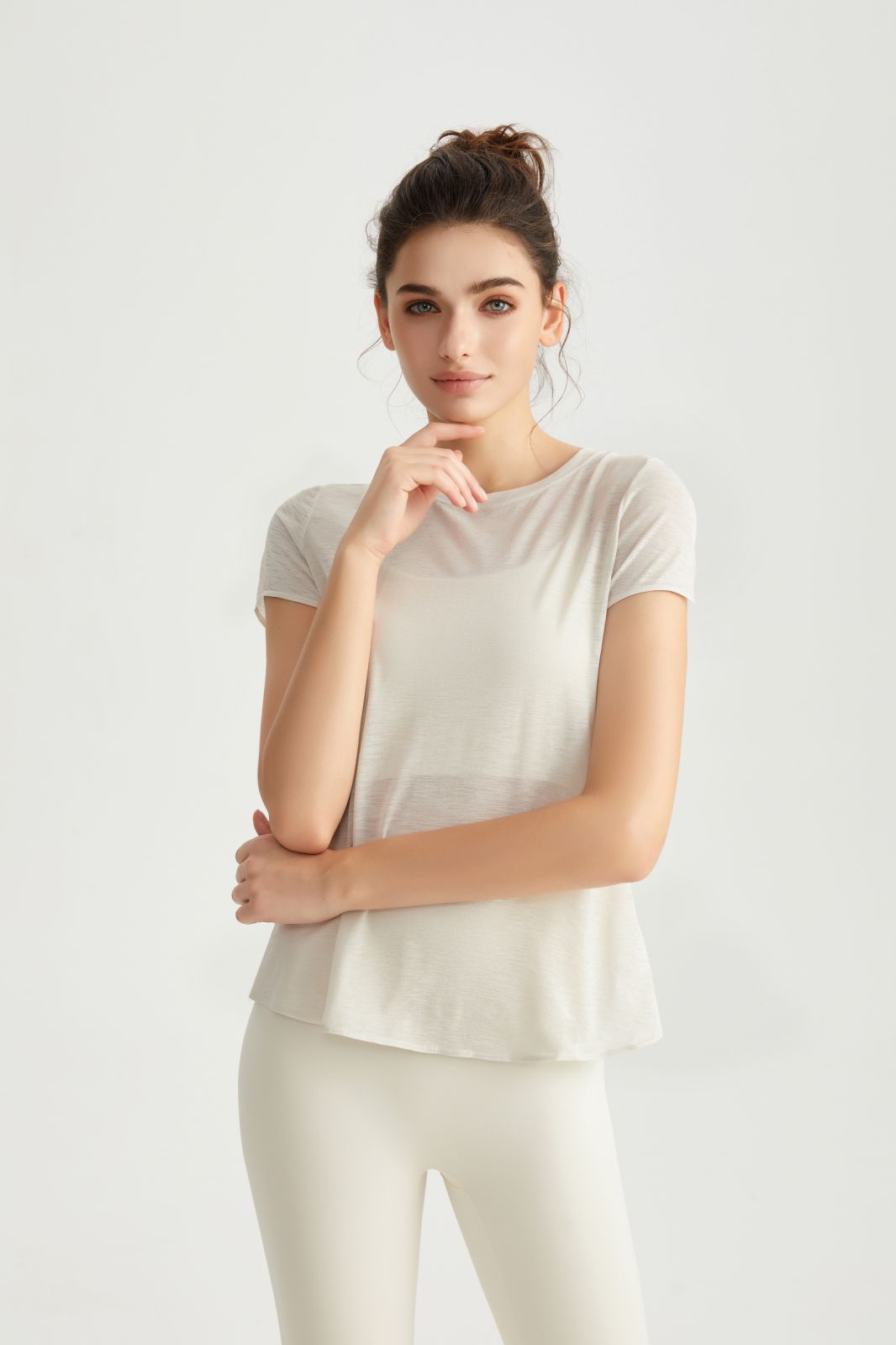 MOFEE Short Sleeve Yoga Tee DX-5057 product image 7