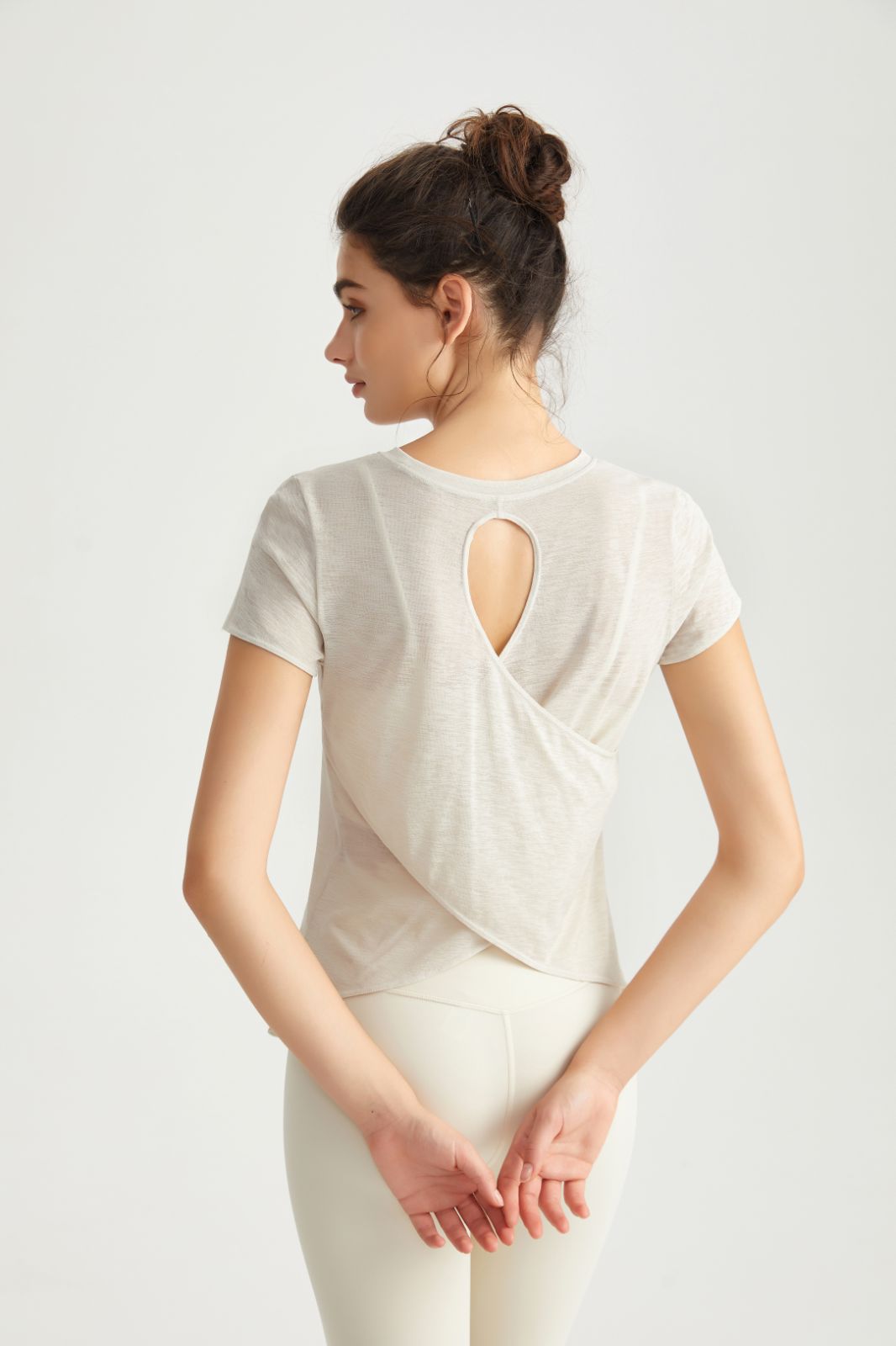MOFEE Short Sleeve Yoga Tee DX-5057 product image 8