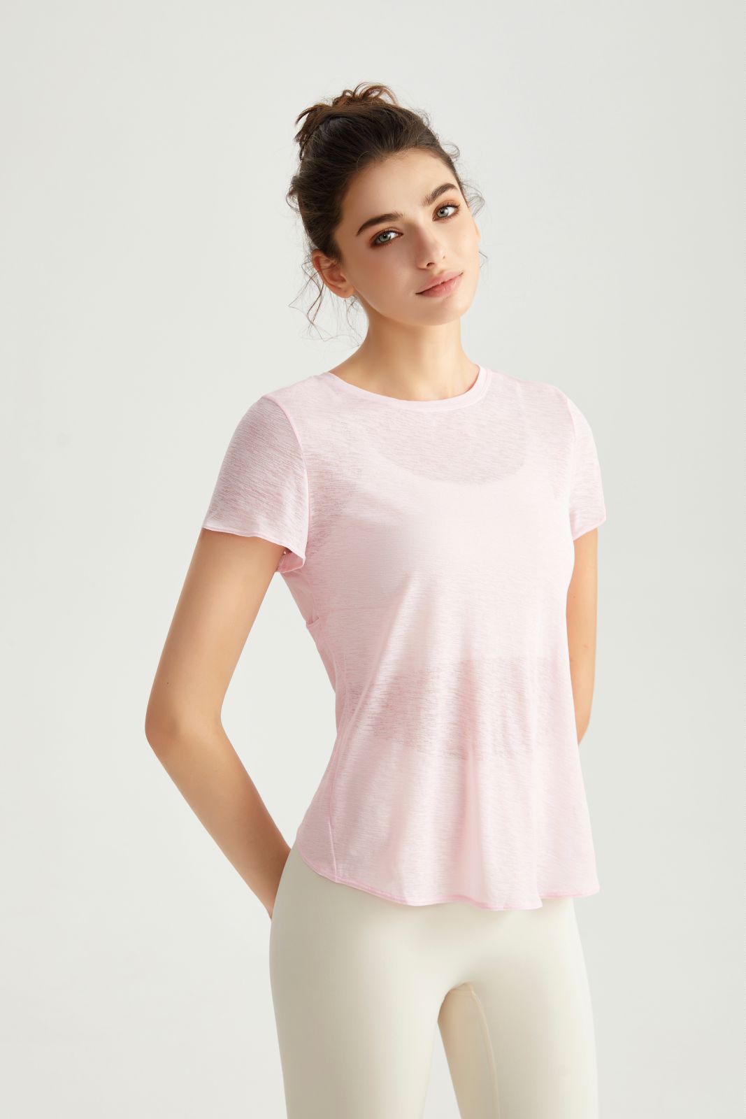 MOFEE Short Sleeve Yoga Tee DX-5057 product image 9