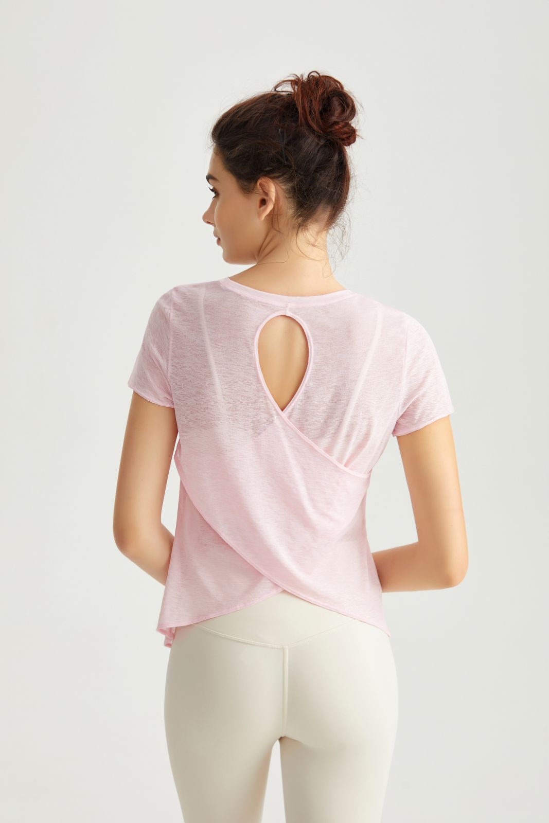 MOFEE Short Sleeve Yoga Tee DX-5057 product image 11