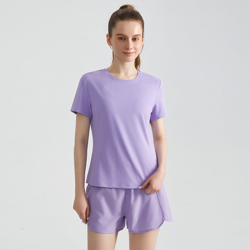 MOFEE Matching Yoga Set DX5029DK5003 in Purple