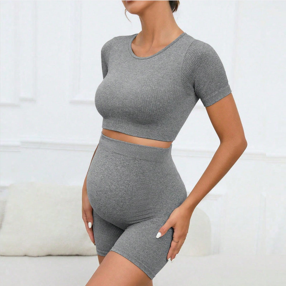 MOFEE Matching Yoga Set FLV-403YDXYDK in Black Gray Set No Pads