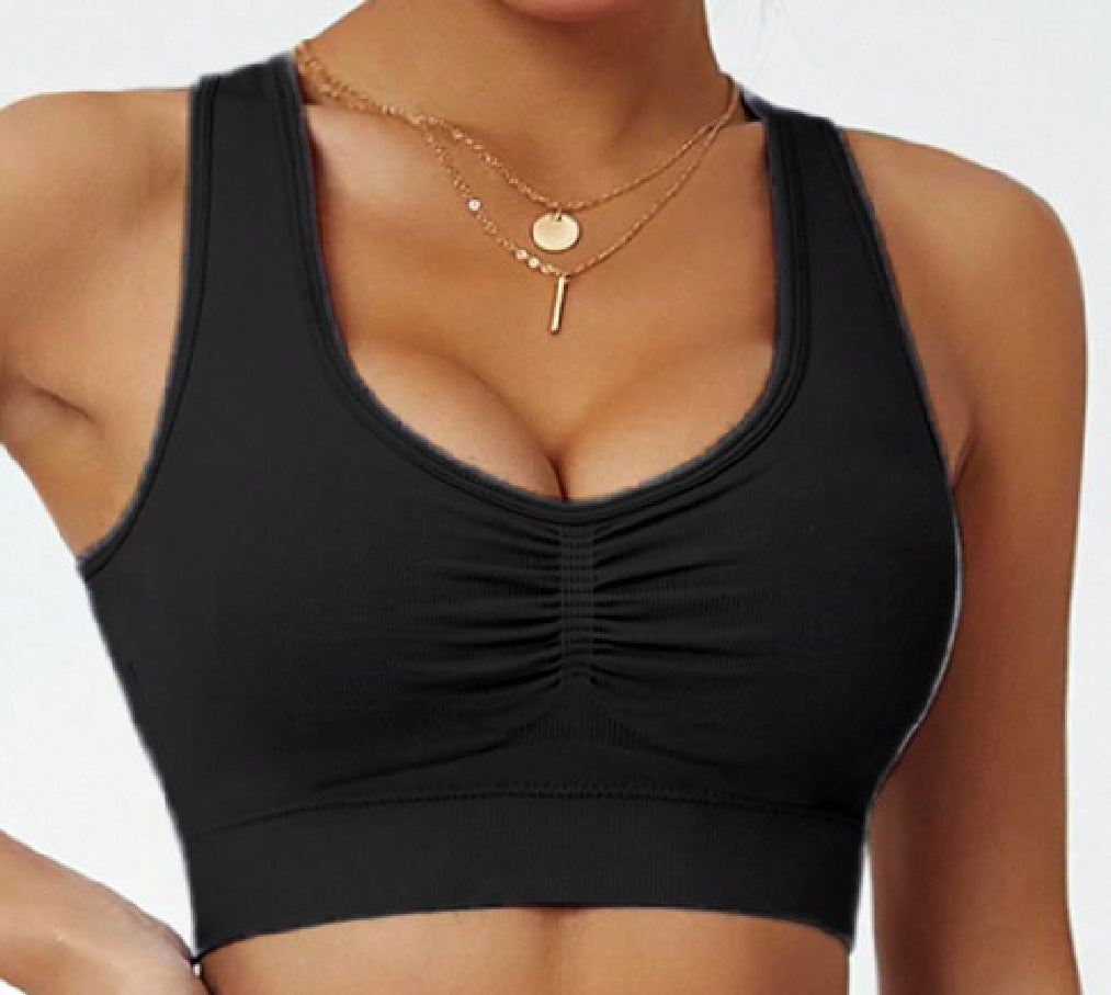 MOFEE Matching Yoga Set FLV-758-WXDK in Black Bra