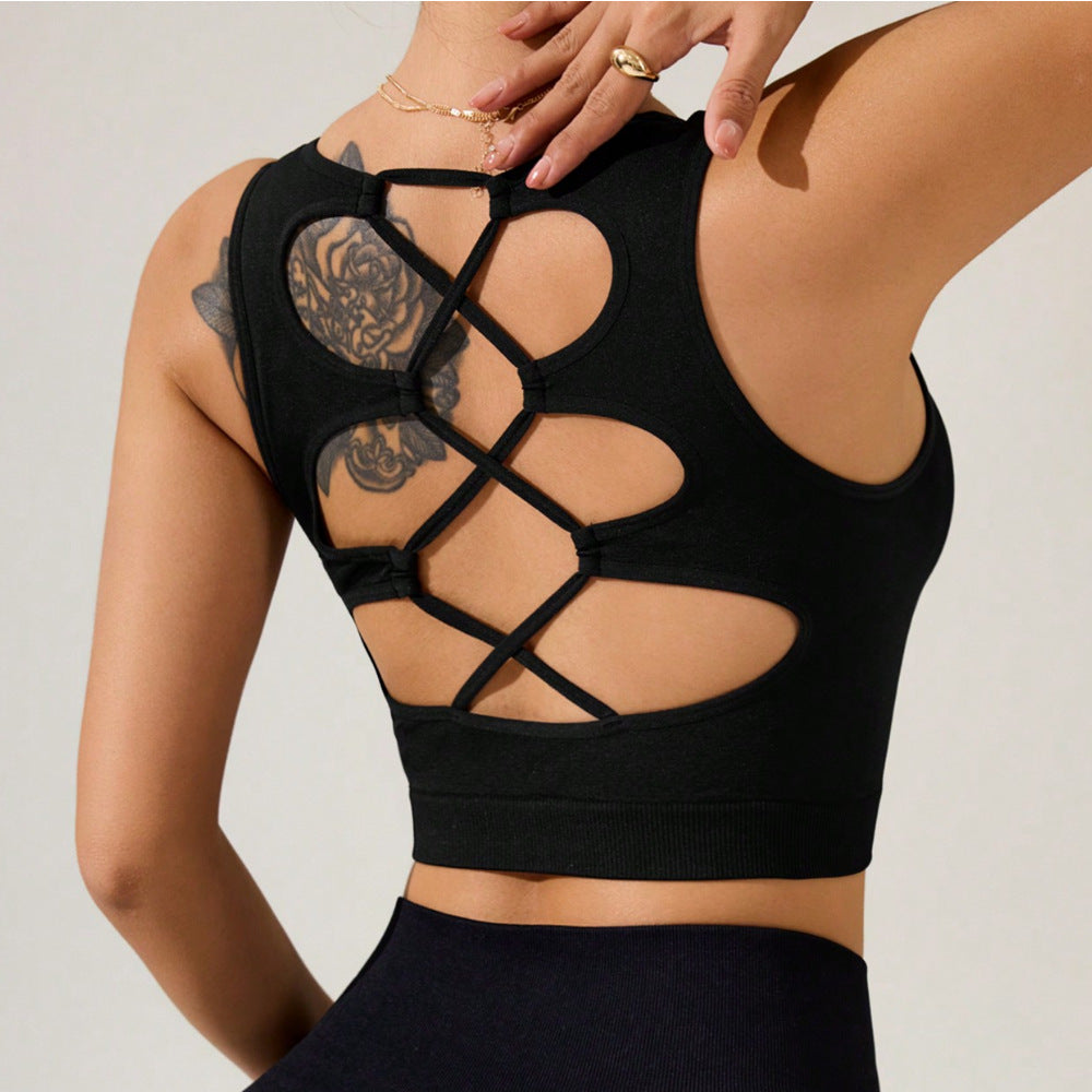 MOFEE Studio Support Sports Bra FLV-BX708 in Black
