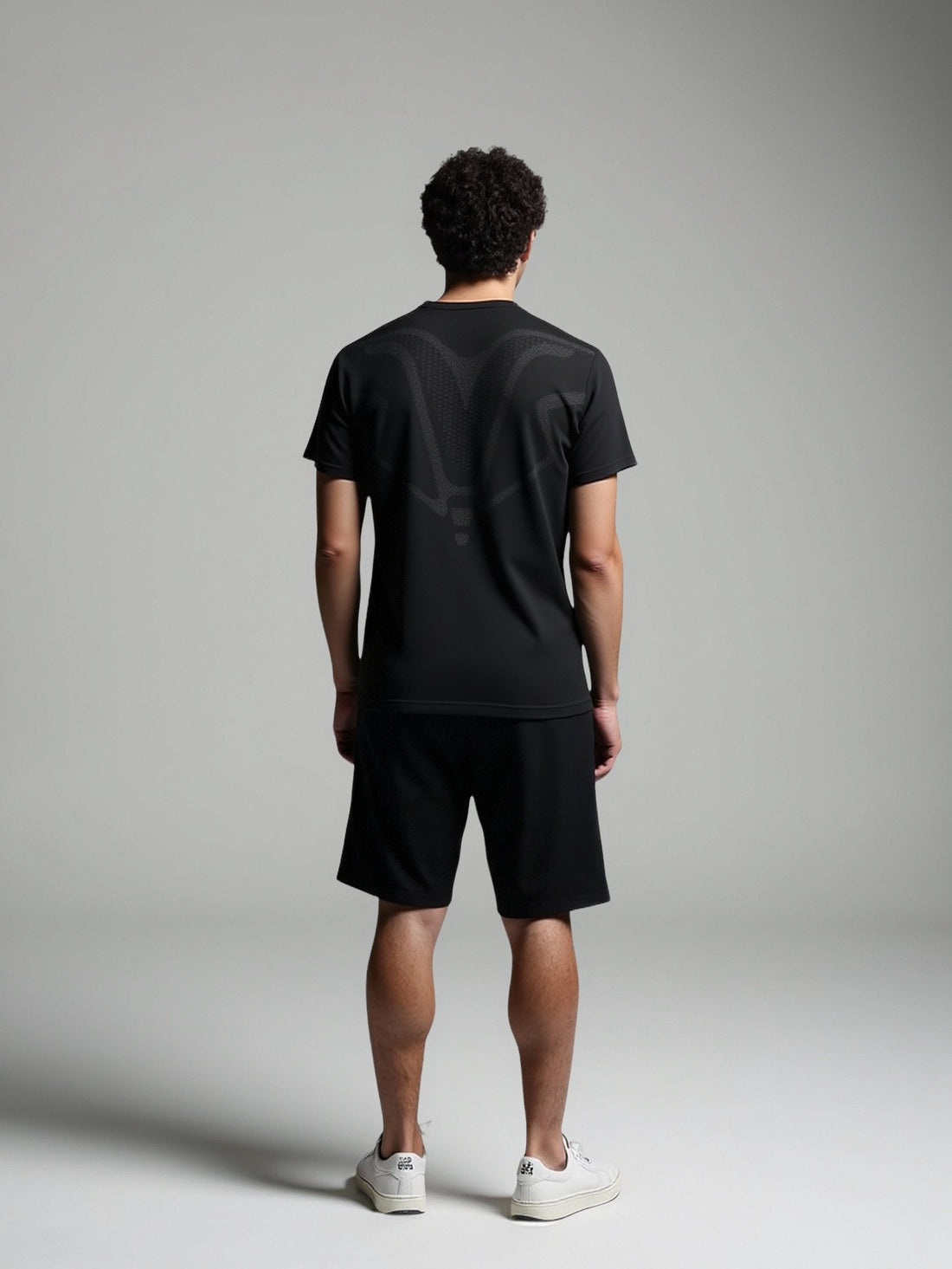 MOFEE Short Sleeve Yoga Tee FLV-DX772 in Black