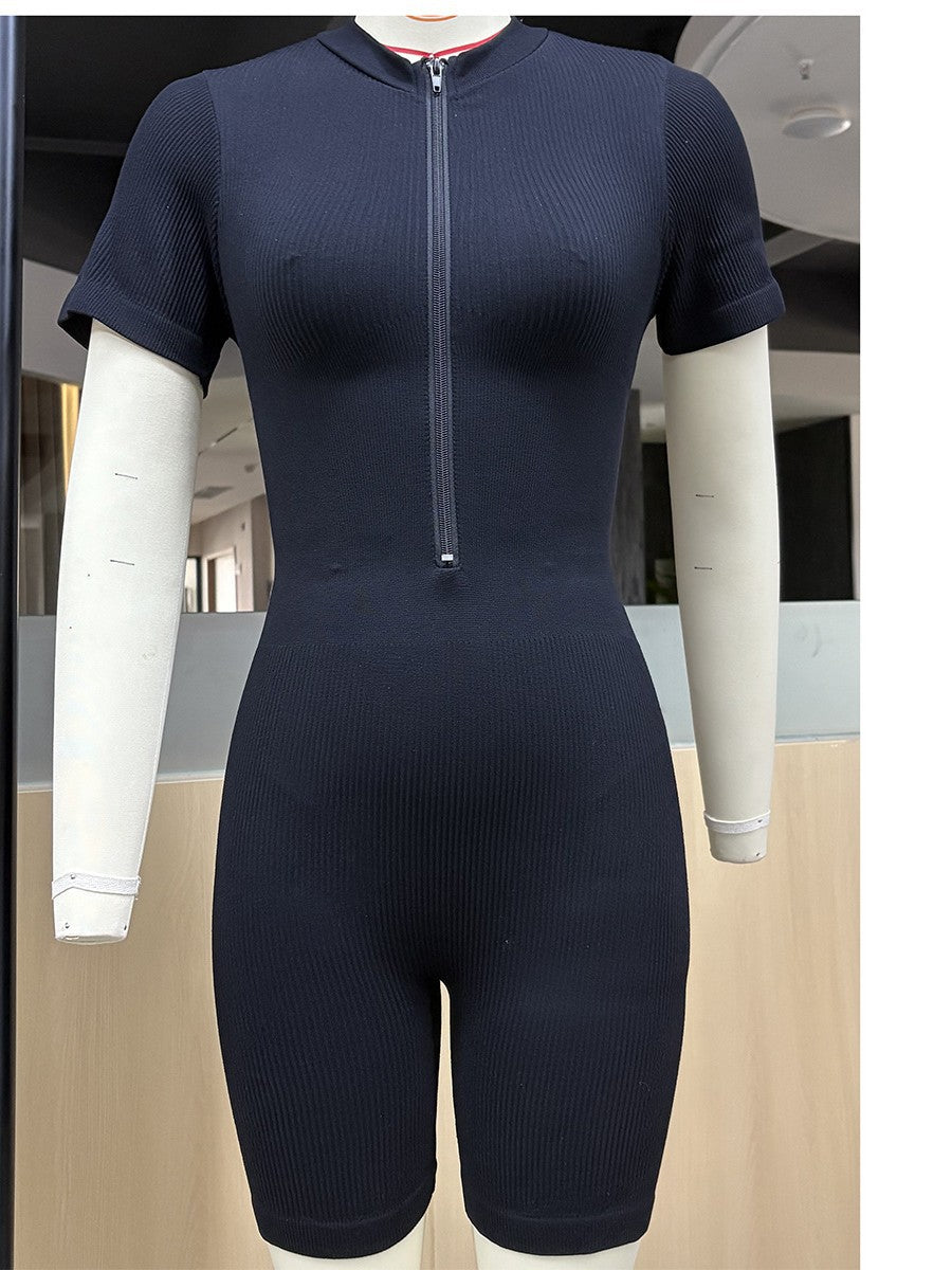 MOFEE One-Piece Yoga Bodysuit FLV-JA150 in Blue