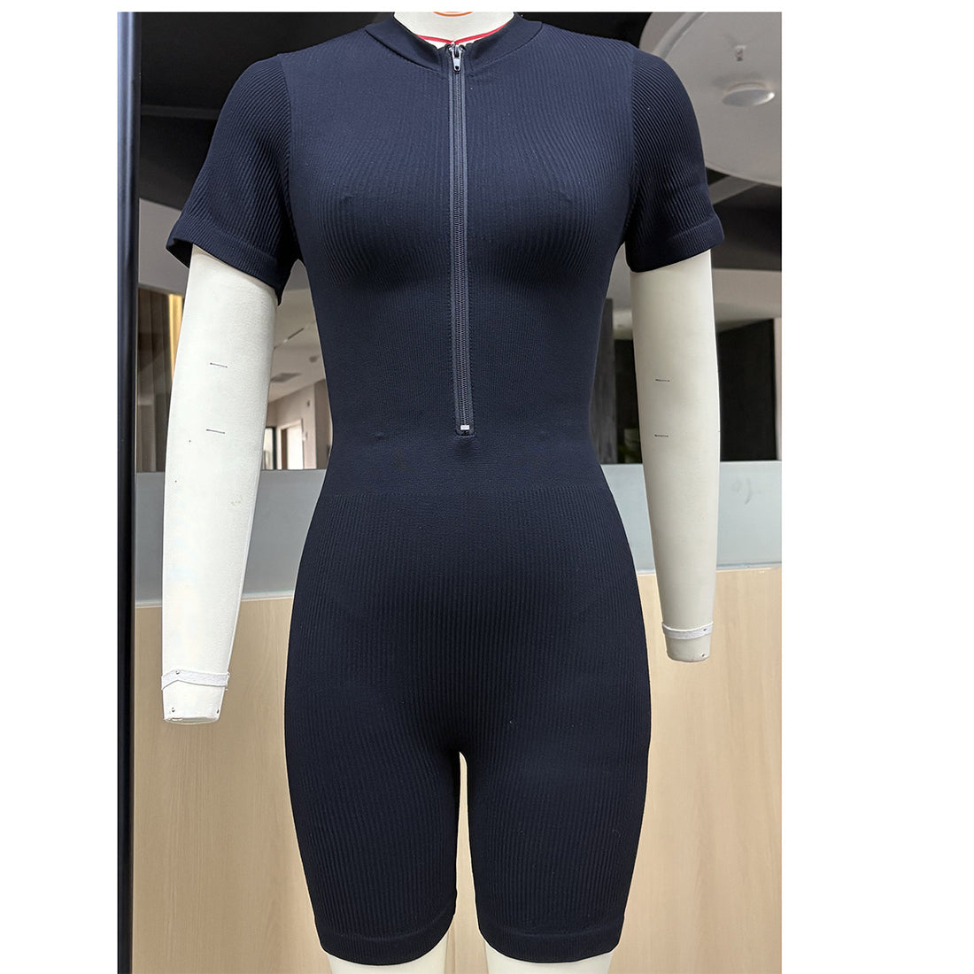 MOFEE One-Piece Yoga Bodysuit FLV-JA150 in Blue