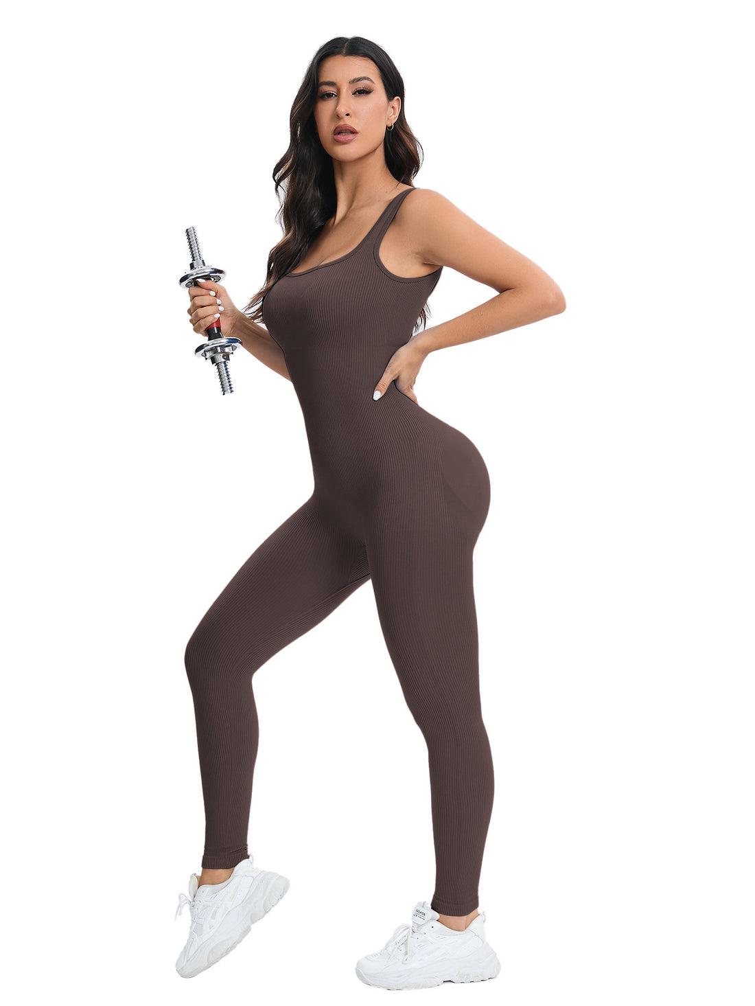 MOFEE One-Piece Yoga Bodysuit FLV-JS100 in Red