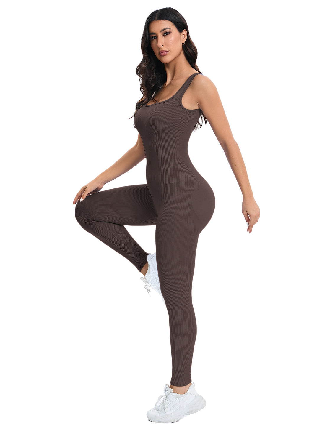 MOFEE One-Piece Yoga Bodysuit FLV-JS100 in Red
