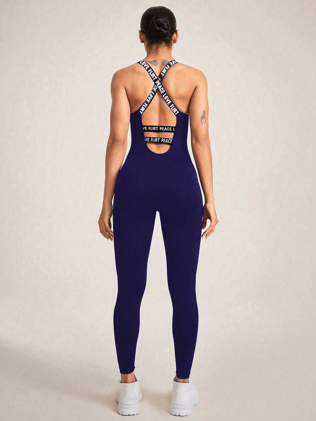 MOFEE One-Piece Yoga Bodysuit FLV-LT731 in Black