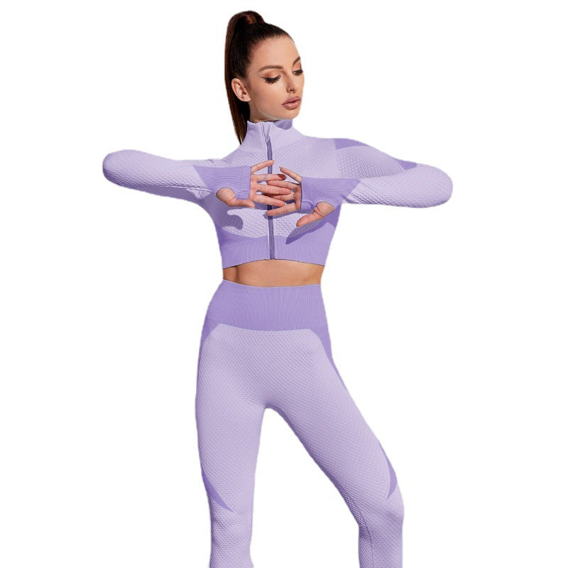 MOFEE Matching Yoga Set FLV-TZ004 in Blue