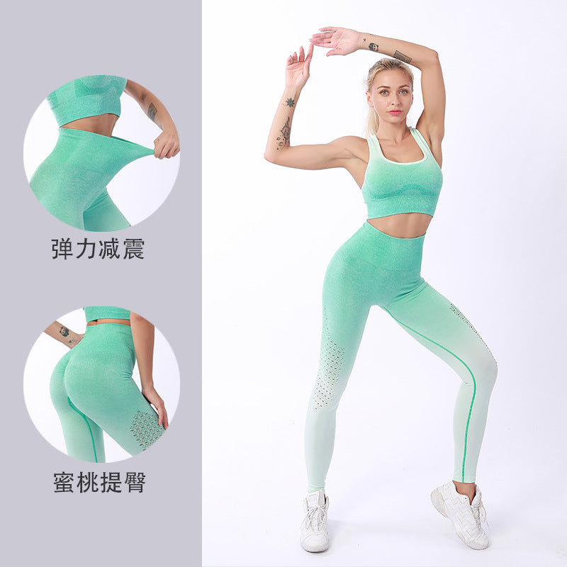 MOFEE Matching Yoga Set FLV-TZ019 in Gray