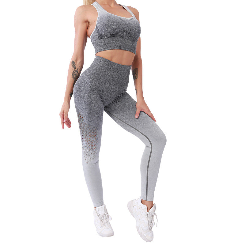 MOFEE Matching Yoga Set FLV-TZ019 in Gray