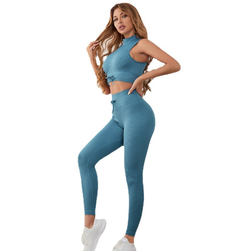 MOFEE Matching Yoga Set FLV-TZ088 in Black