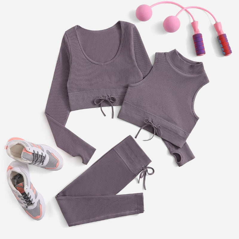 MOFEE Matching Yoga Set FLV-TZ088 in Pink