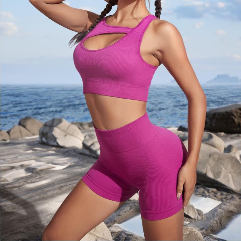 MOFEE Matching Yoga Set FLV-WX134-3K134 in Pink