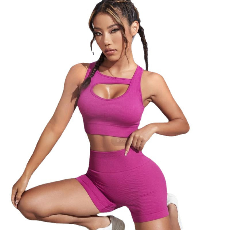 MOFEE Matching Yoga Set FLV-WX134-3K134 in Pink