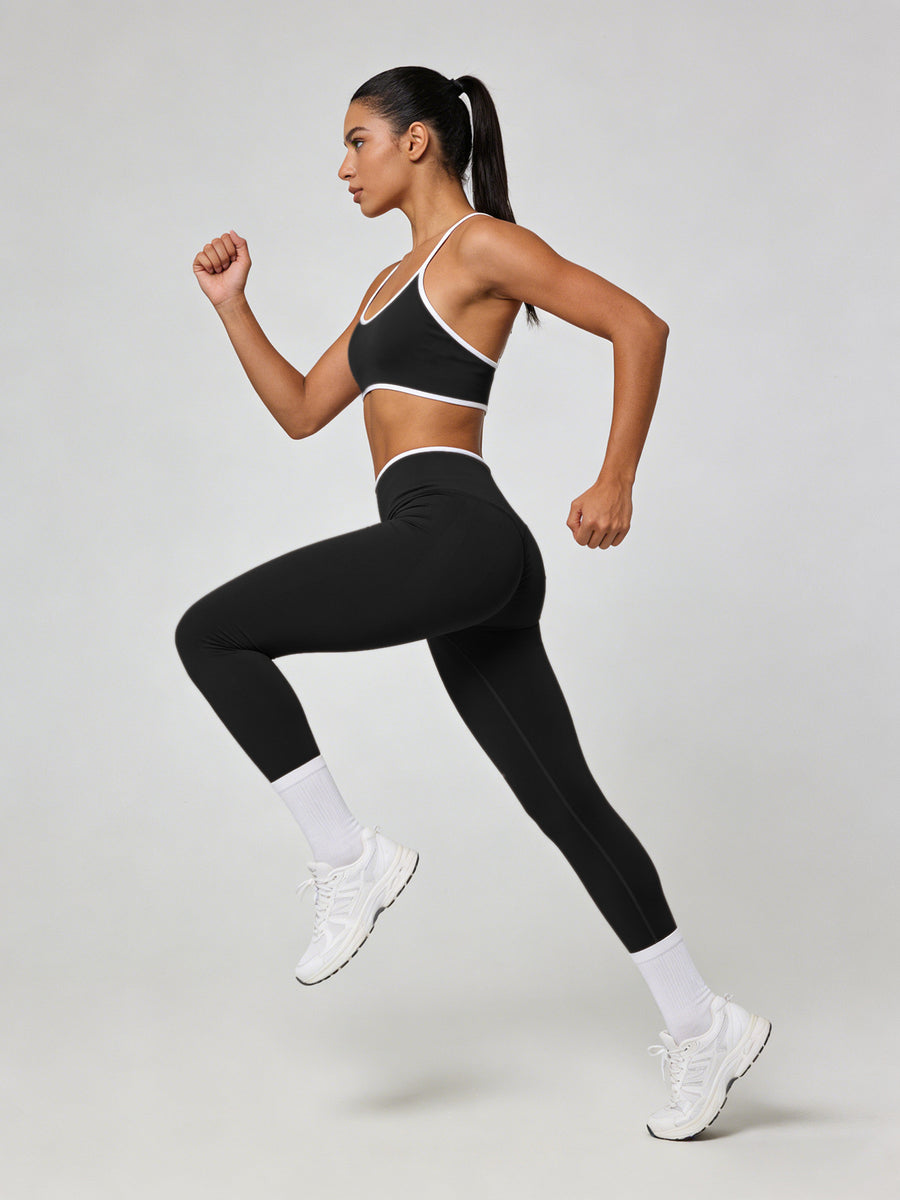 MOFEE Matching Yoga Set FLV-WX8739K873 in Black