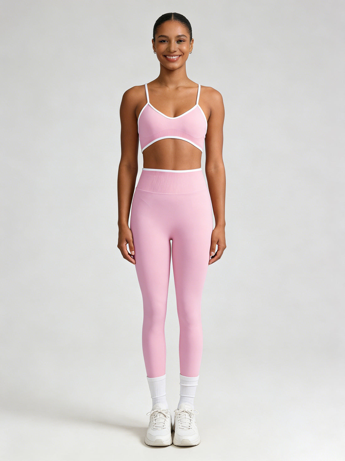 MOFEE Matching Yoga Set FLV-WX8739K873 in Pink