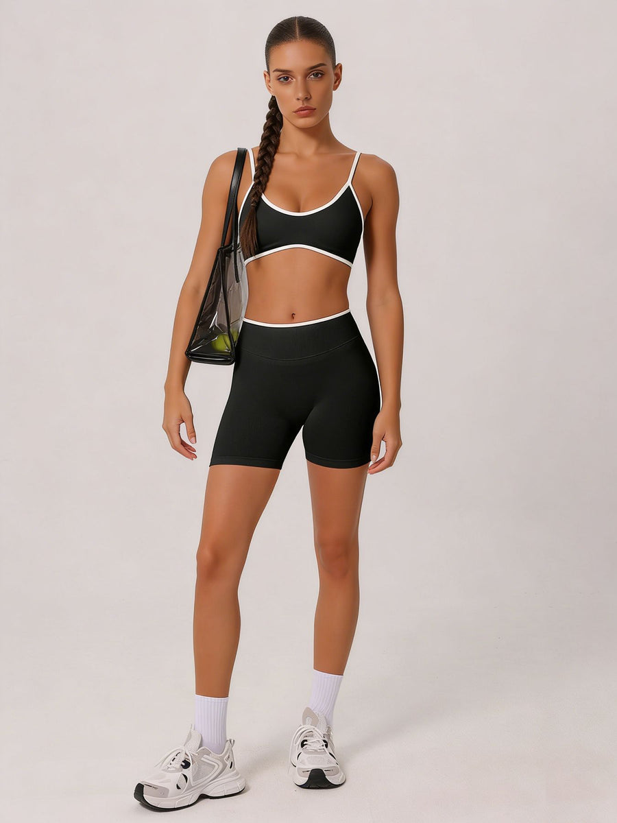 MOFEE Matching Yoga Set FLV-WX873DK873 in Black